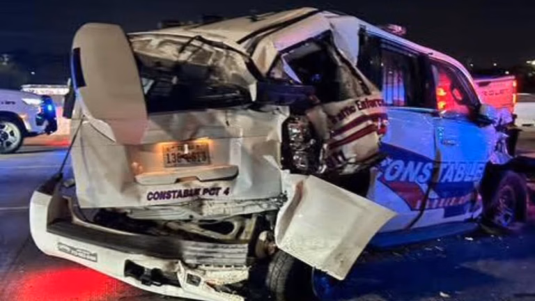 conductora ebria en Texas detenida por oficiales del condado de Harris tras un incidente vial