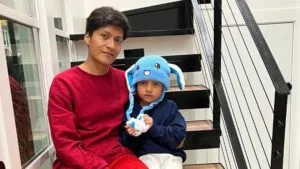 Liam Ramos niño migrante en Estados Unidos durante proceso de asilo acompañado de su padre en contexto de detención migratoria