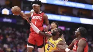 Houston Rockets enfrentan a Lakers en playoffs como favoritos tras bajas en Los Ángeles