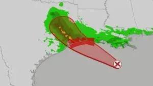 Tormenta tropical amenaza Texas y Luisiana con lluvias e inundaciones