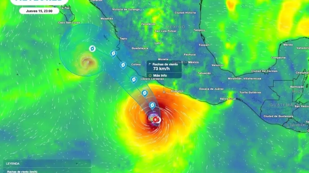 Huracán Trudy alcanza categoría 3 y amenaza con lluvias intensas a Guerrero, Michoacán, Colima y Jalisco
