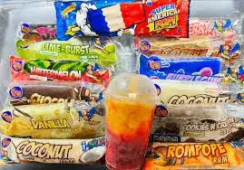 Paletas de frutas y helados tradicionales de La Brisa Ice Cream en Houston.